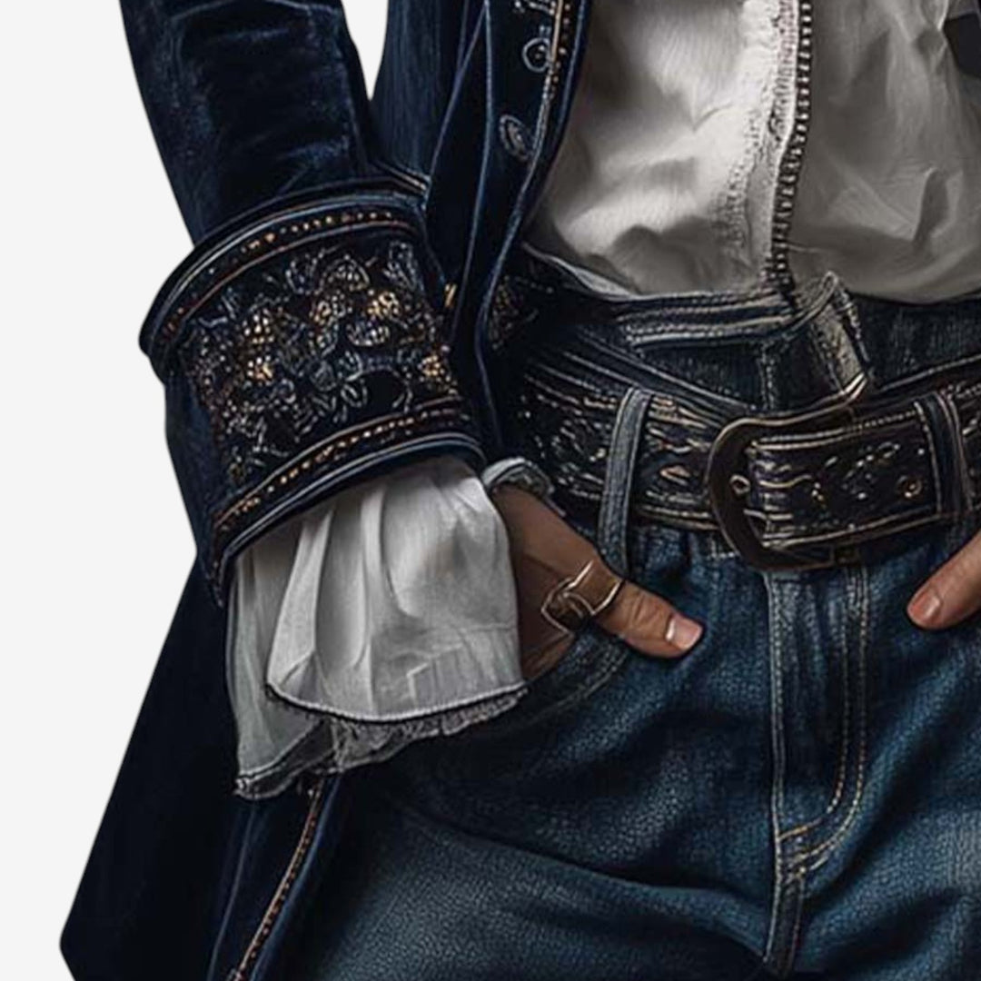 Belinda™ Blazer Chaqueta Bordada