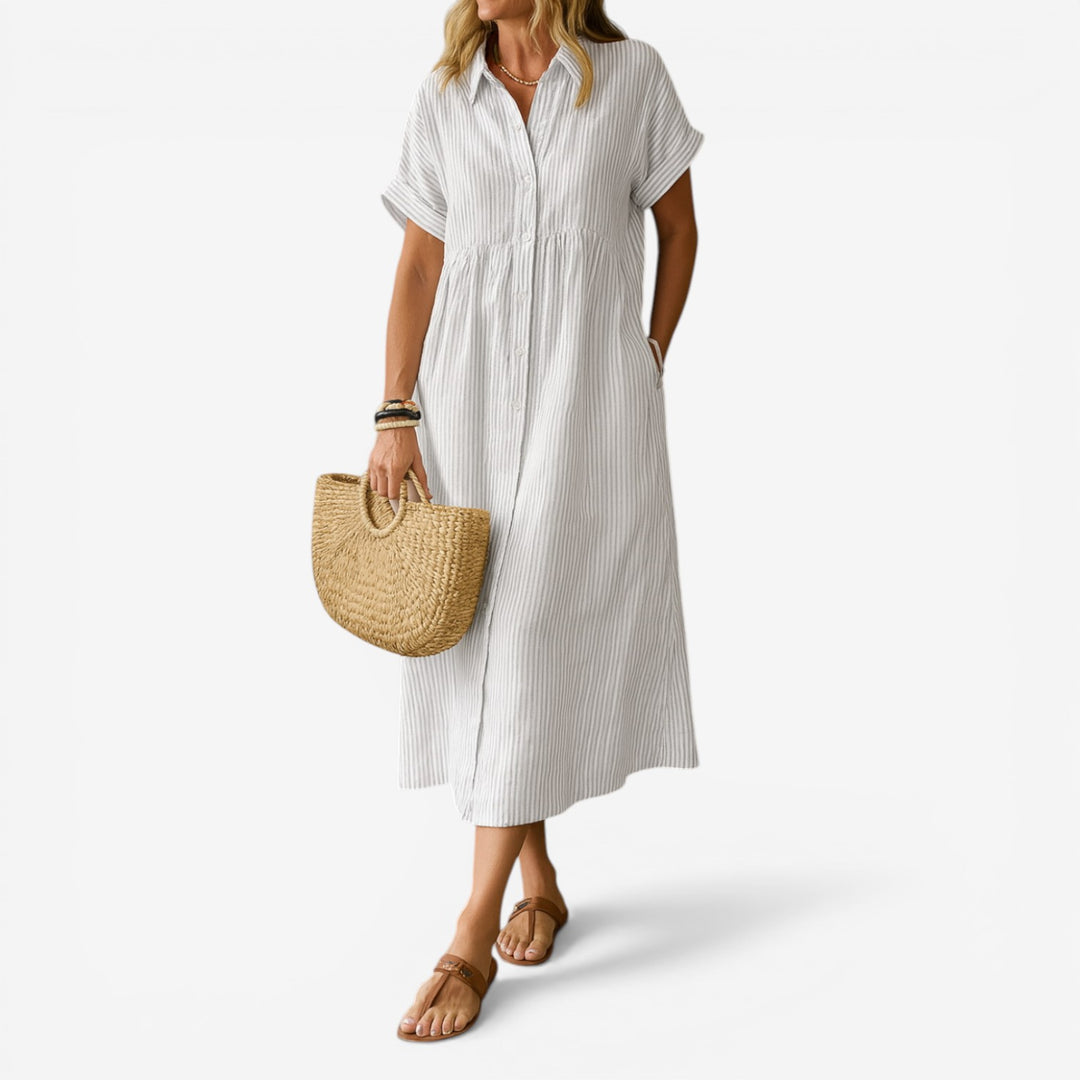 Tula™ Vestido Rayas Midi