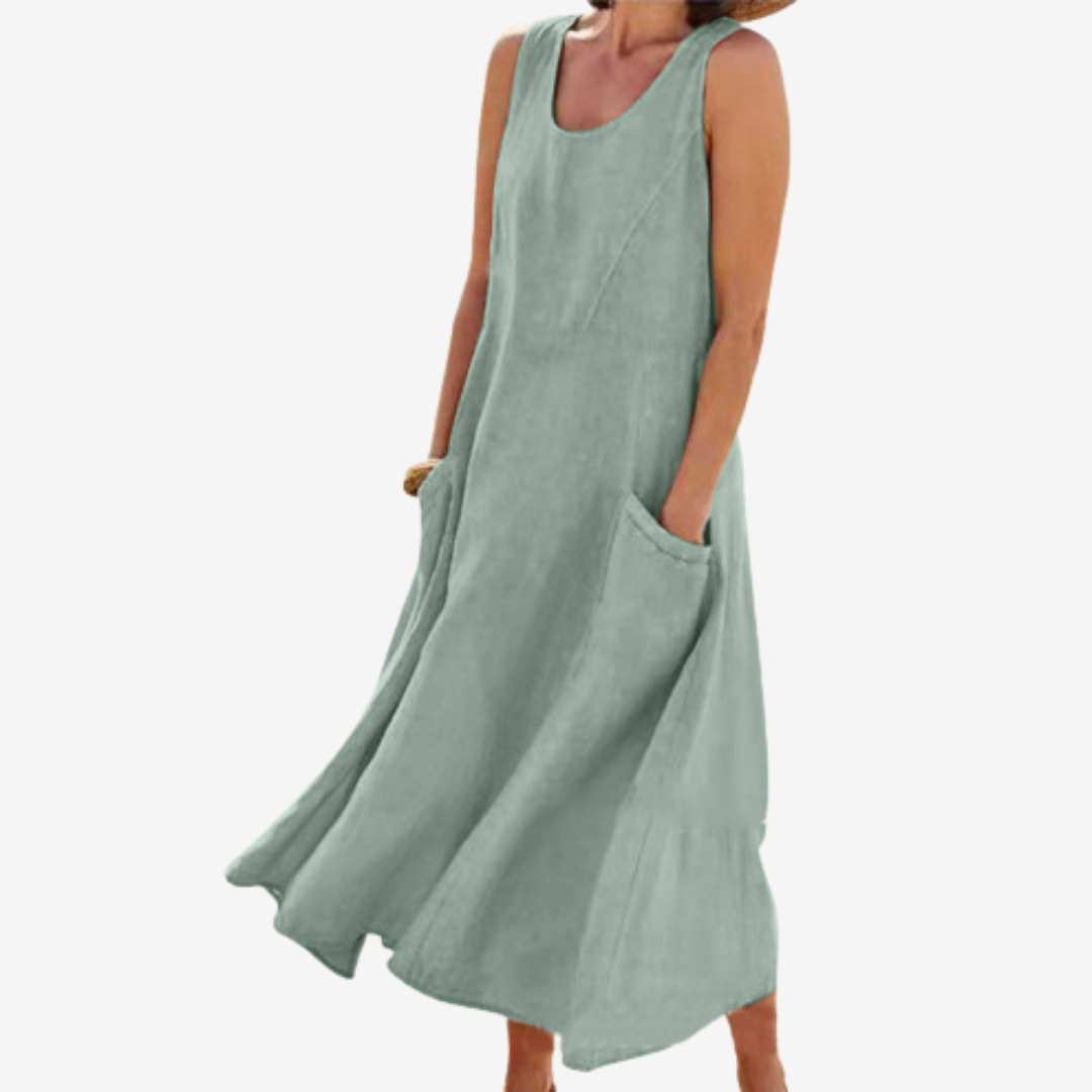 Eskama™ Vestido Maxi Fluido
