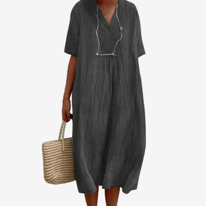 Doroteia™ Vestido Midi Relajado