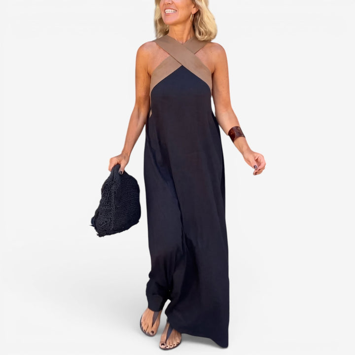Carla™ Vestido Halter Maxi