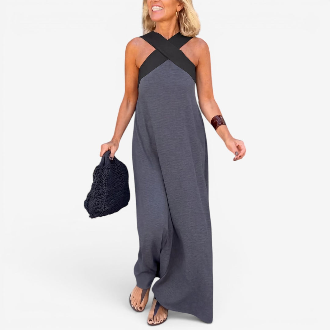 Carla™ Vestido Halter Maxi