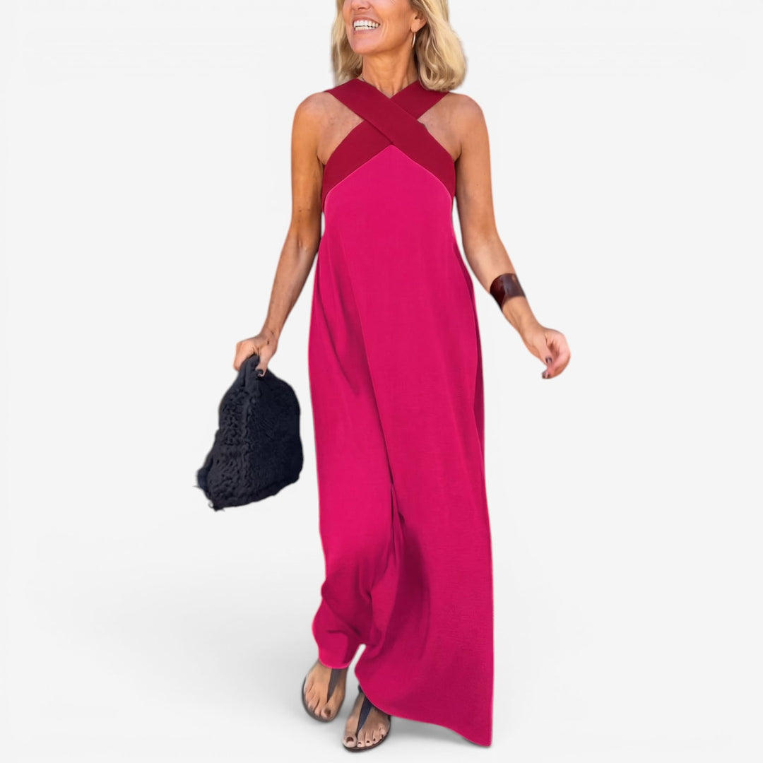 Carla™ Vestido Halter Maxi