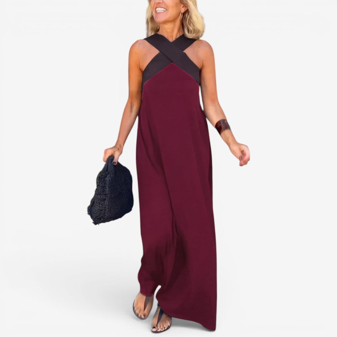 Carla™ Vestido Halter Maxi