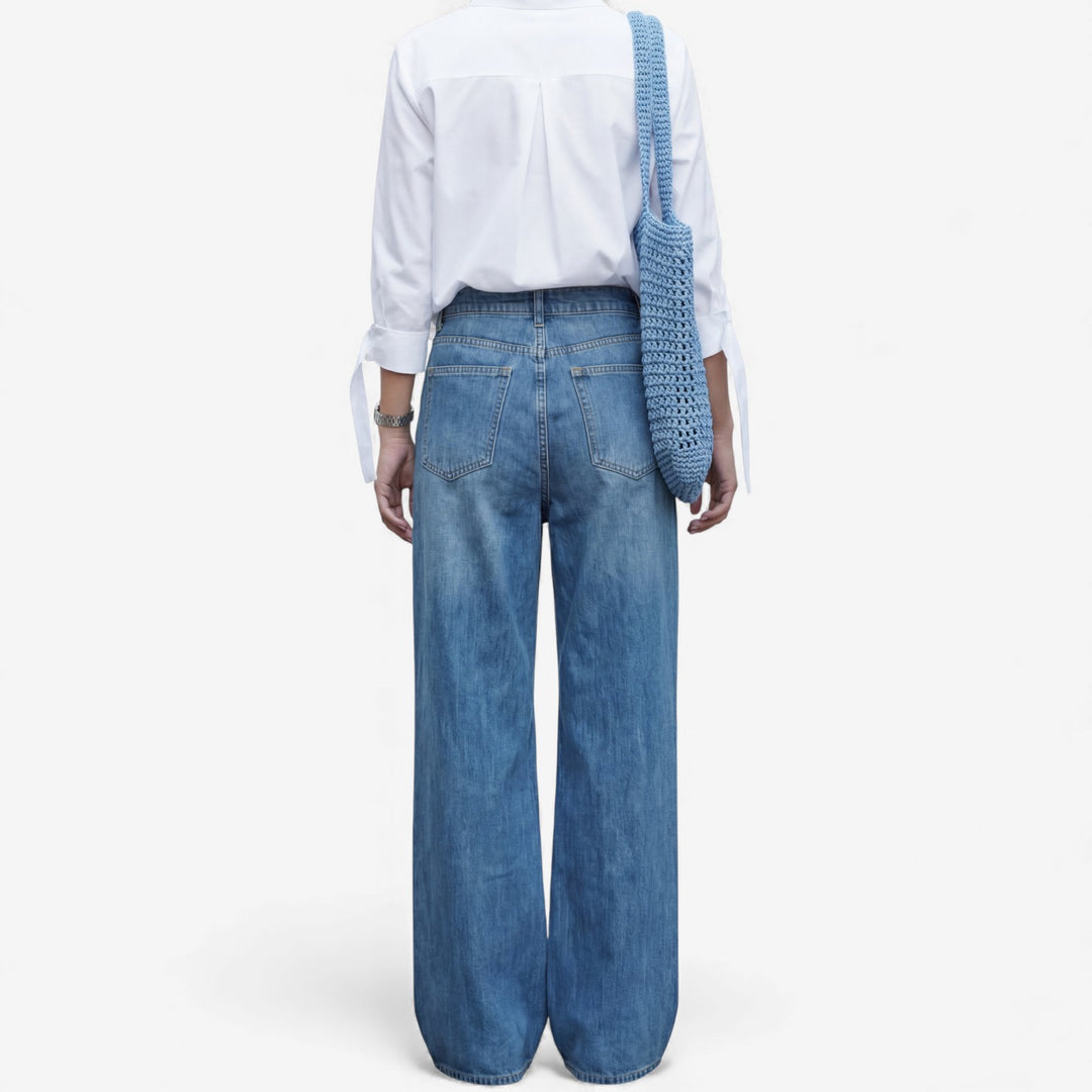 Miriam™ Vaqueros Pierna Ancha