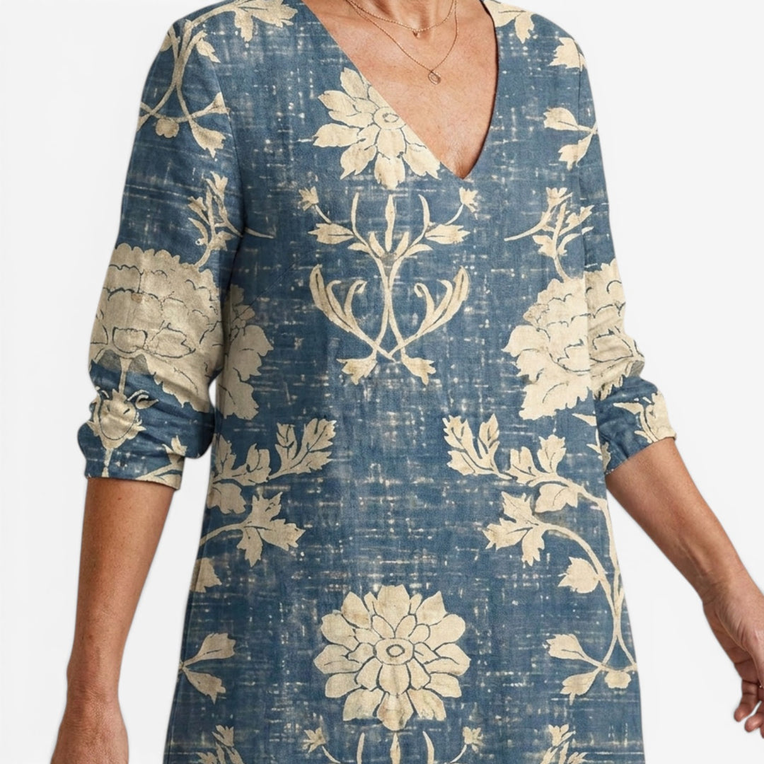 Fernanda™ Vestido Maxi Estampado