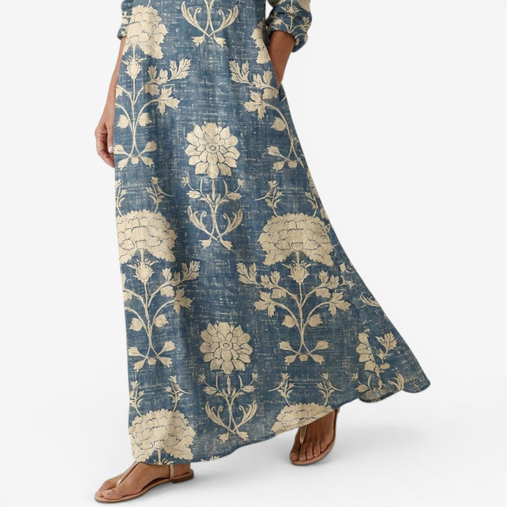 Fernanda™ Vestido Maxi Estampado