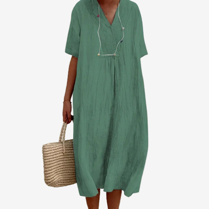 Doroteia™ Vestido Midi Relajado