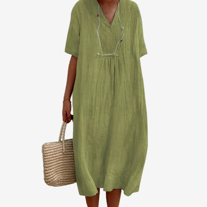 Doroteia™ Vestido Midi Relajado