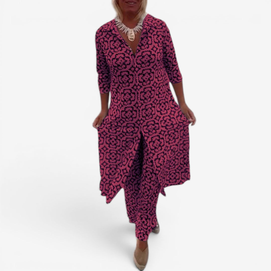 Bryssa™ Conjunto Estampado Bohemio
