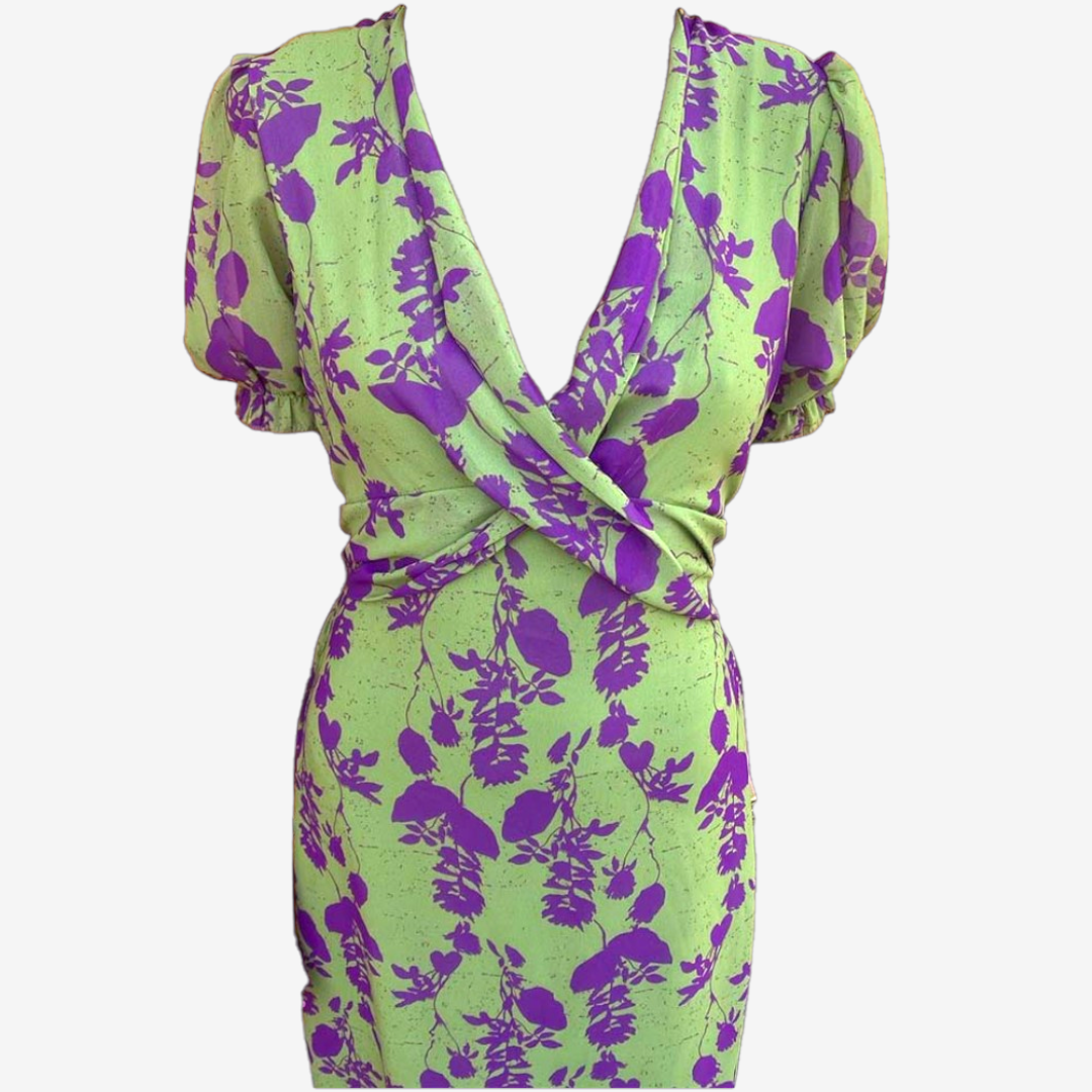Nancy™ Vestido Midi Floral