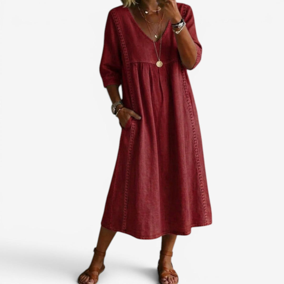 Madrona™ Vestido Maxi Relajado