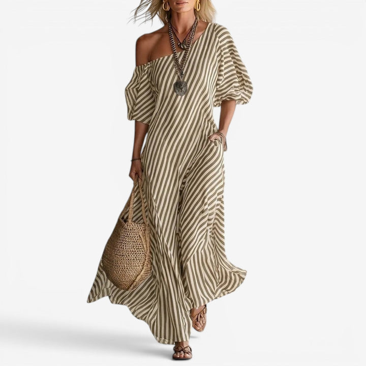 Inoni™ Vestido Rayas Maxi