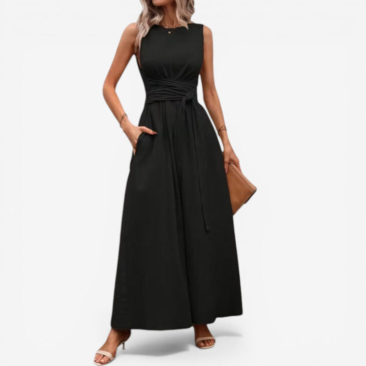 Estebana™ Vestido Maxi con Cinturón