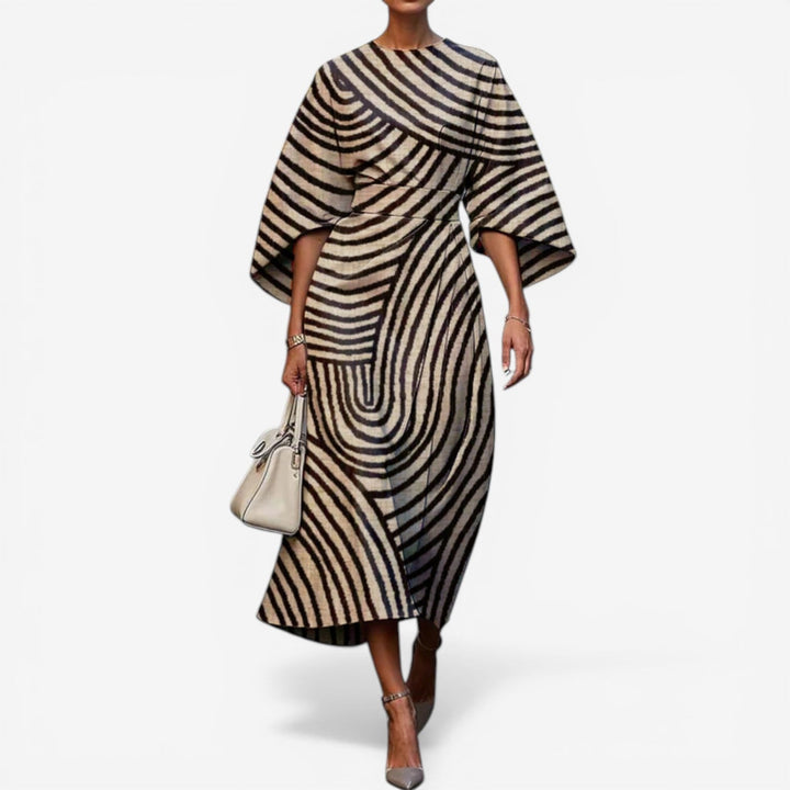 Neta™ Vestido Midi Estampado