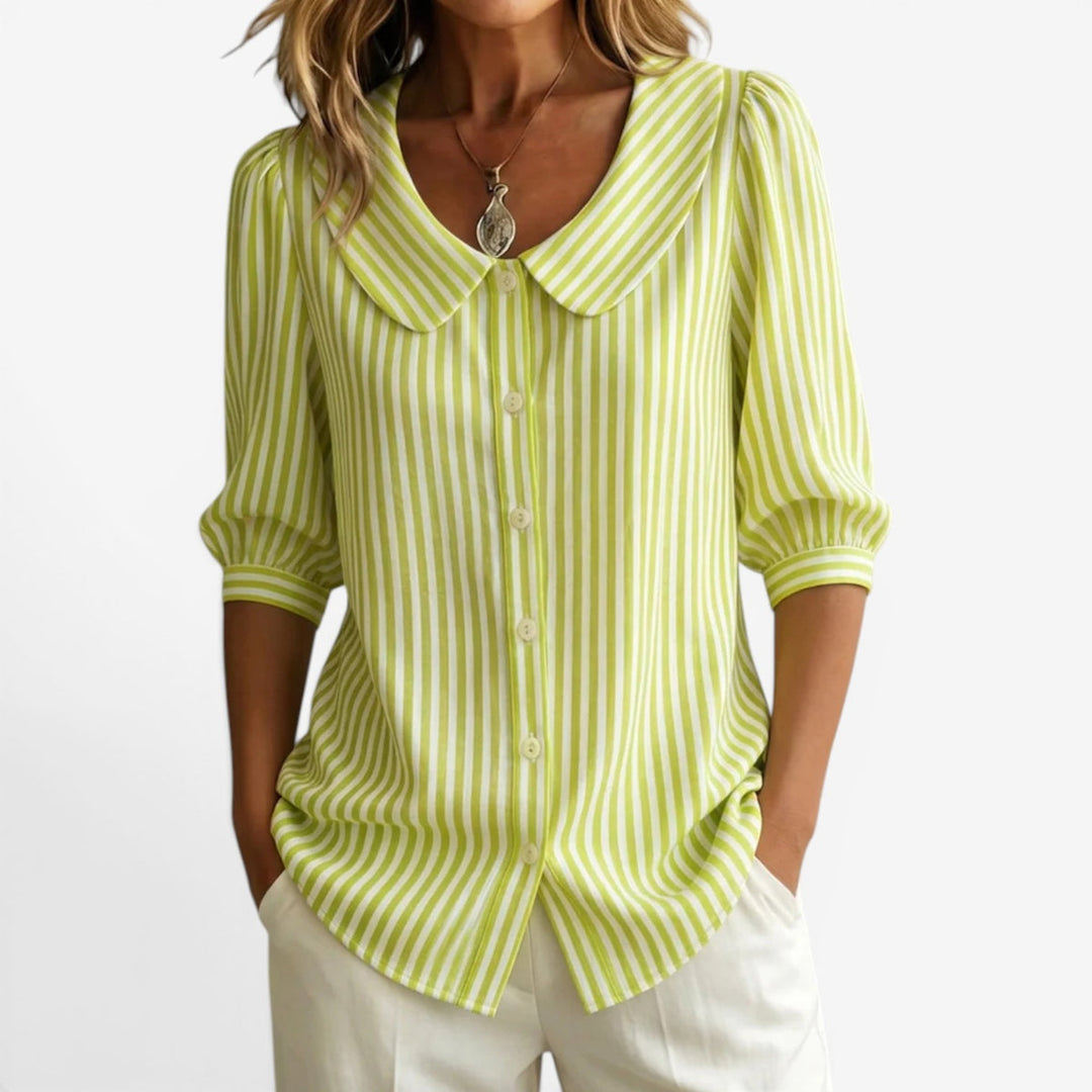 Lavina™ Blusa Rayas Suelta