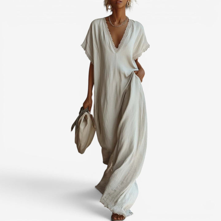 Litzy™ Vestido Maxi Drapeado