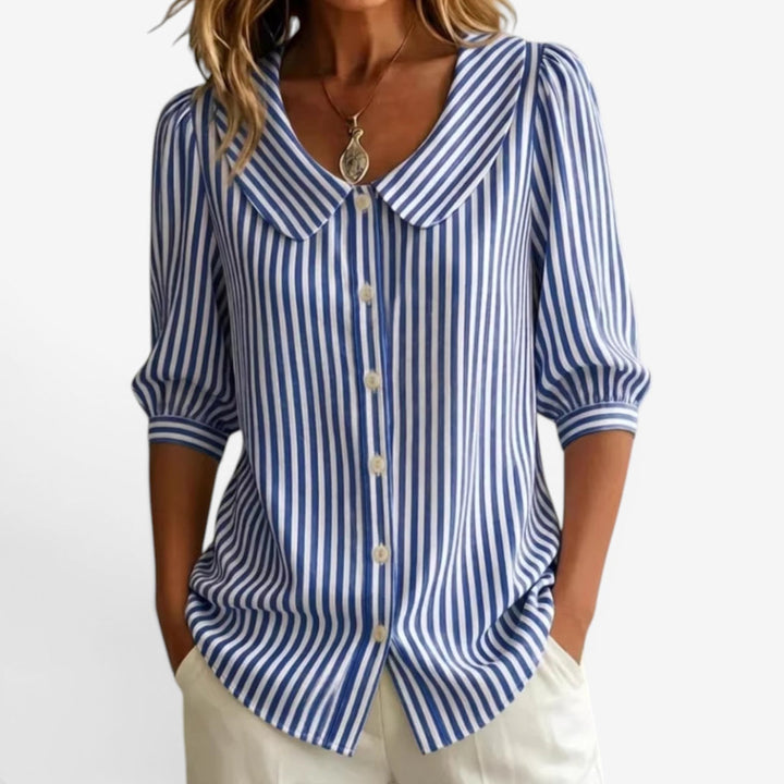 Lavina™ Blusa Rayas Suelta