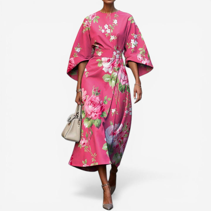 Neta™ Vestido Midi Estampado