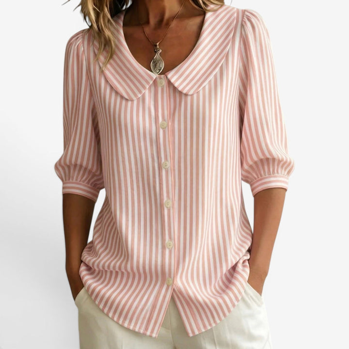 Lavina™ Blusa Rayas Suelta