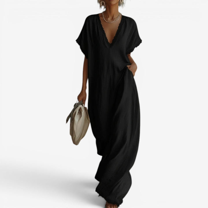 Litzy™ Vestido Maxi Drapeado