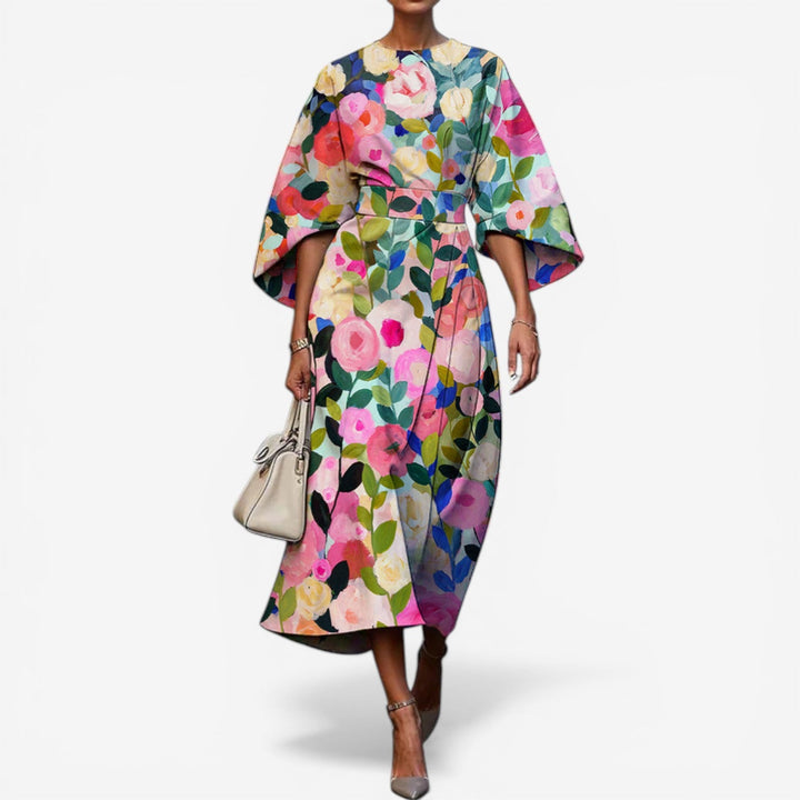 Neta™ Vestido Midi Estampado