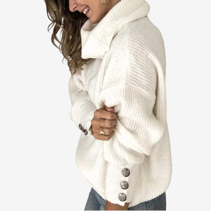 Jacinta™ Suéter Cuello Envolvente