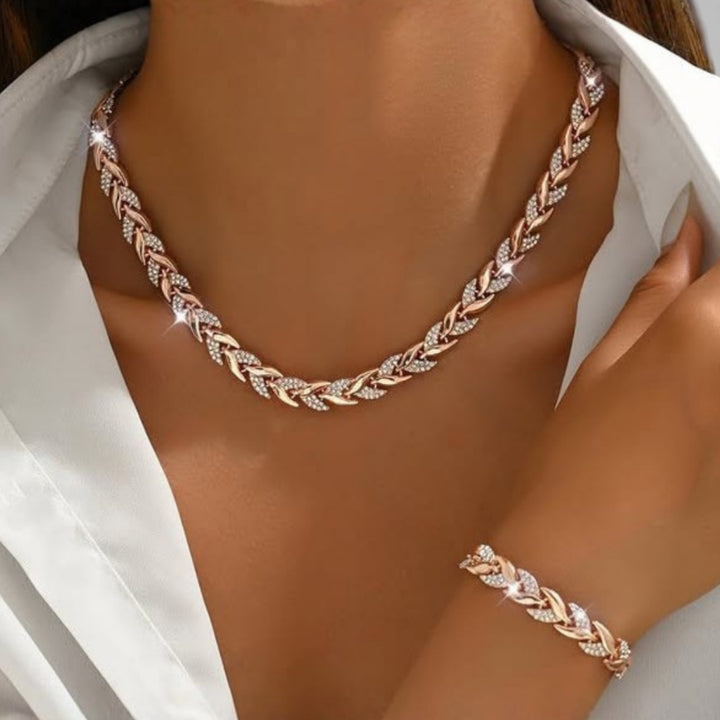 Alba™ Set Joyería Hoja