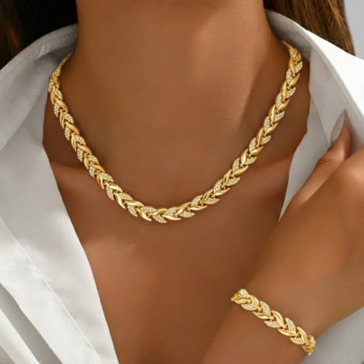 Alba™ Set Joyería Hoja