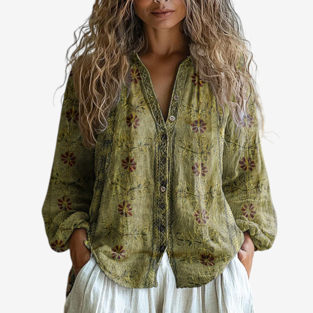 Chavelle™ Blusa Floral Boho