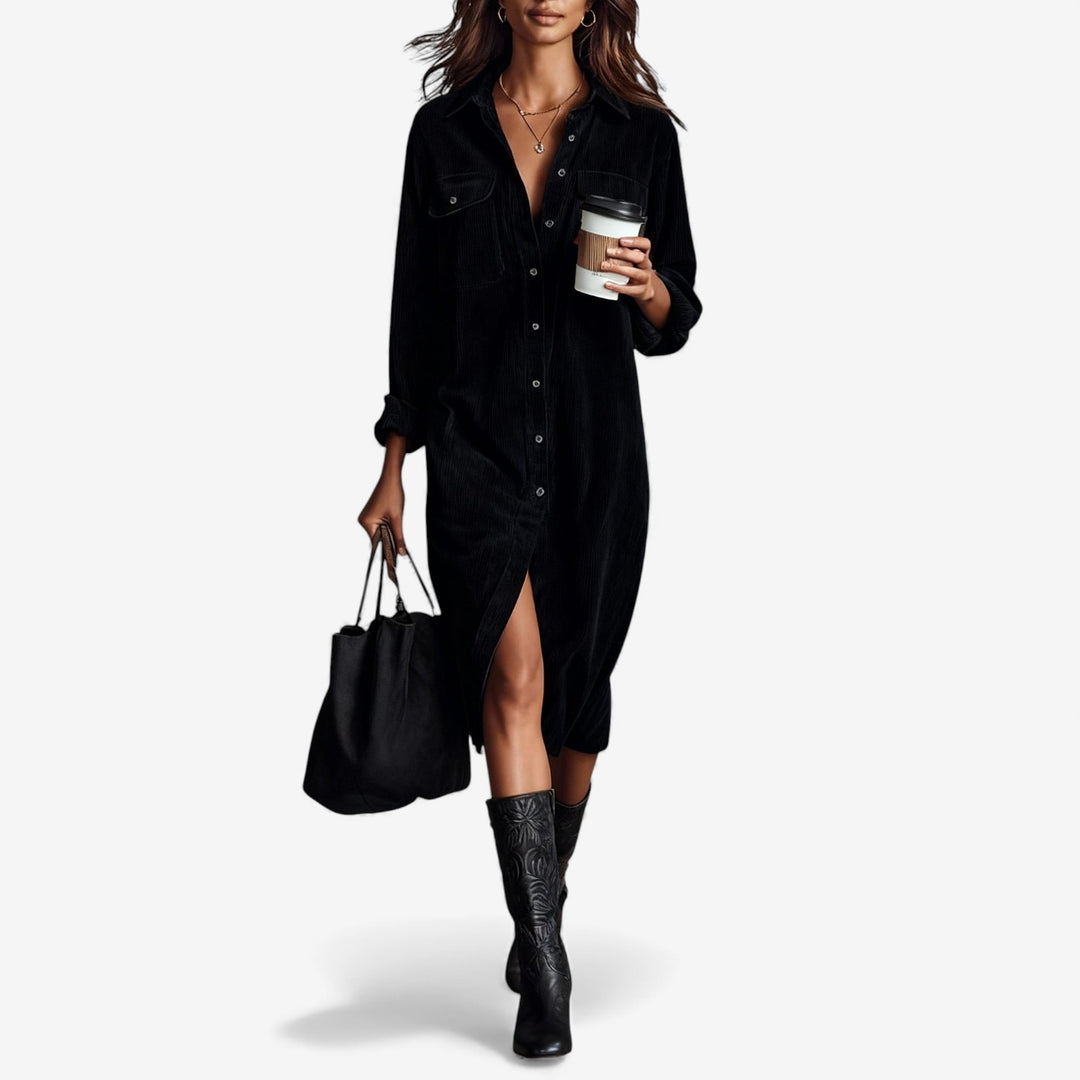 Verónica™ Vestido Camisero Elegante