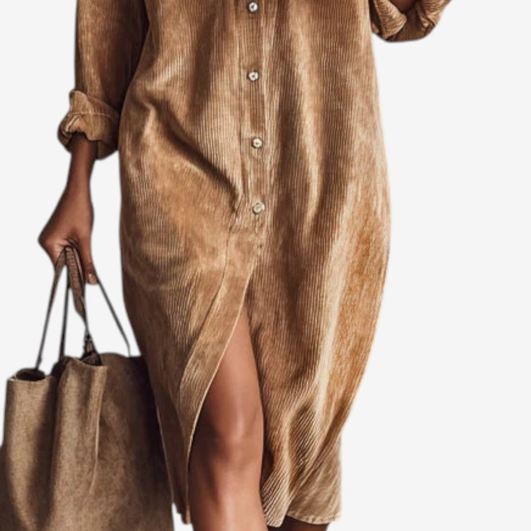 Verónica™ Vestido Camisero Elegante