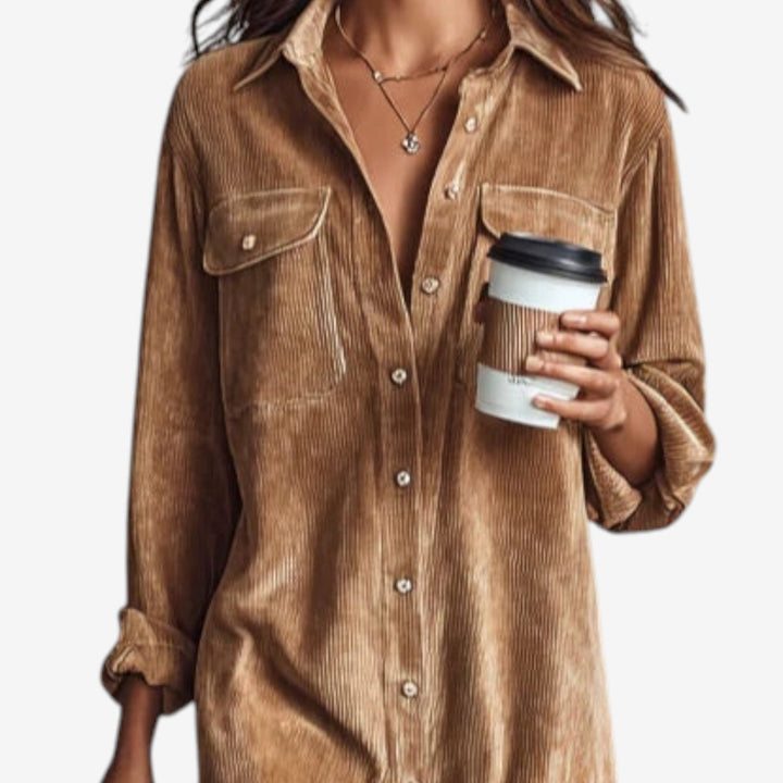 Verónica™ Vestido Camisero Elegante