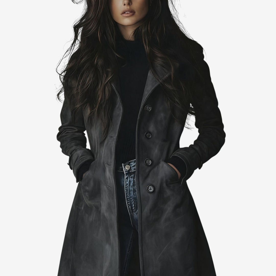 Milena™ Abrigo Trench Largo