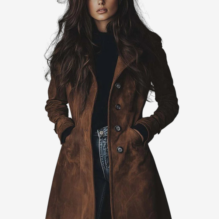 Milena™ Abrigo Trench Largo