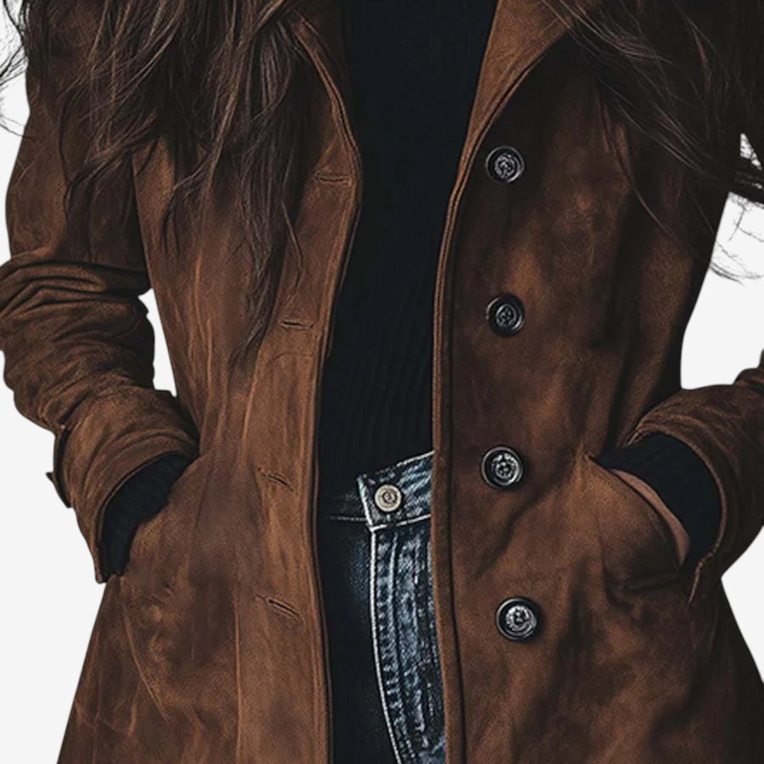 Milena™ Abrigo Trench Largo