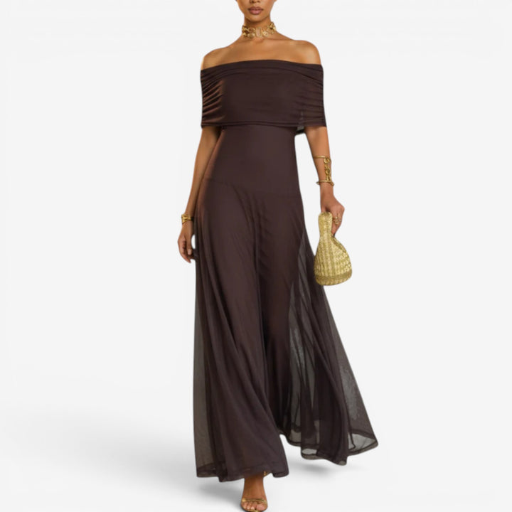 Gezane™ Vestido Maxi Drapeado