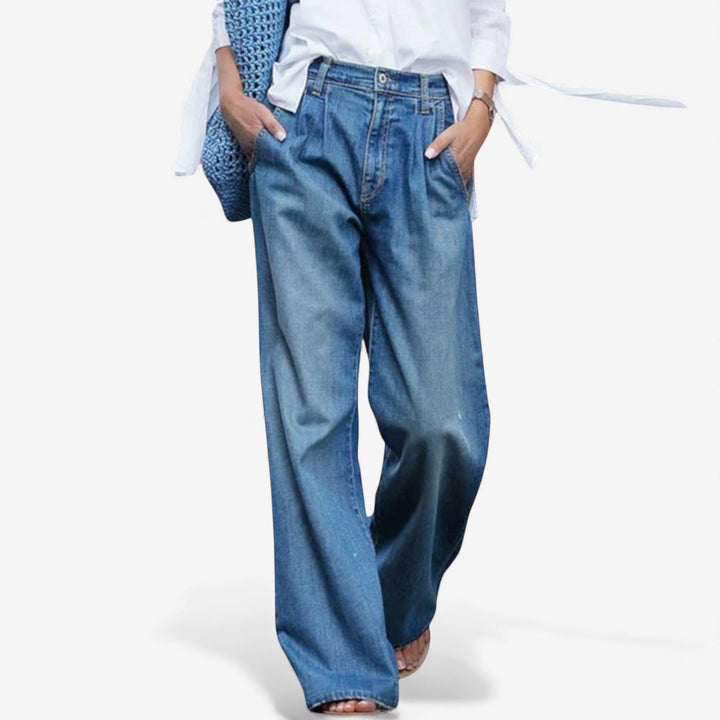 Miriam™ Vaqueros Pierna Ancha