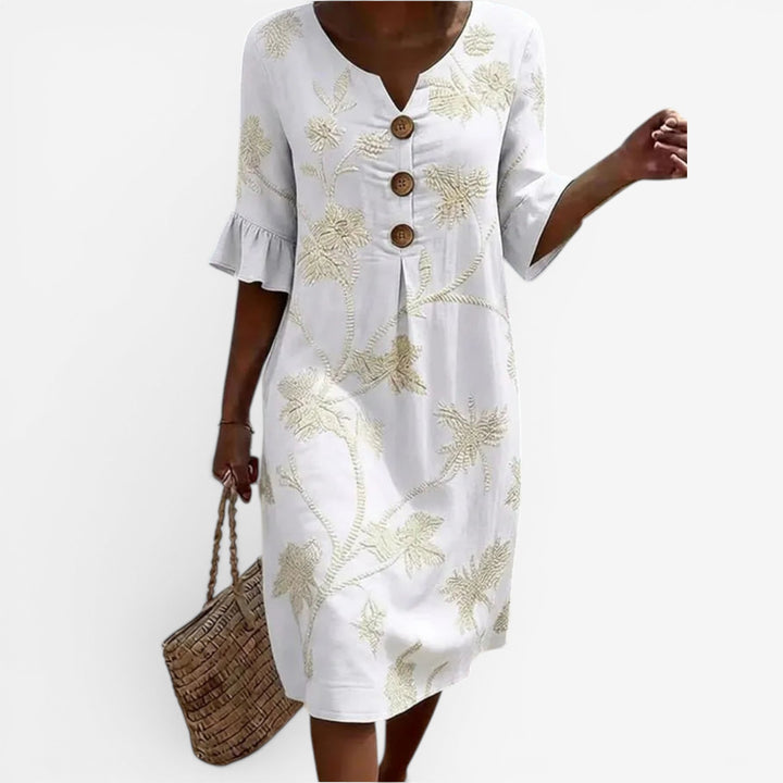 Tere™ Vestido Midi Floreado