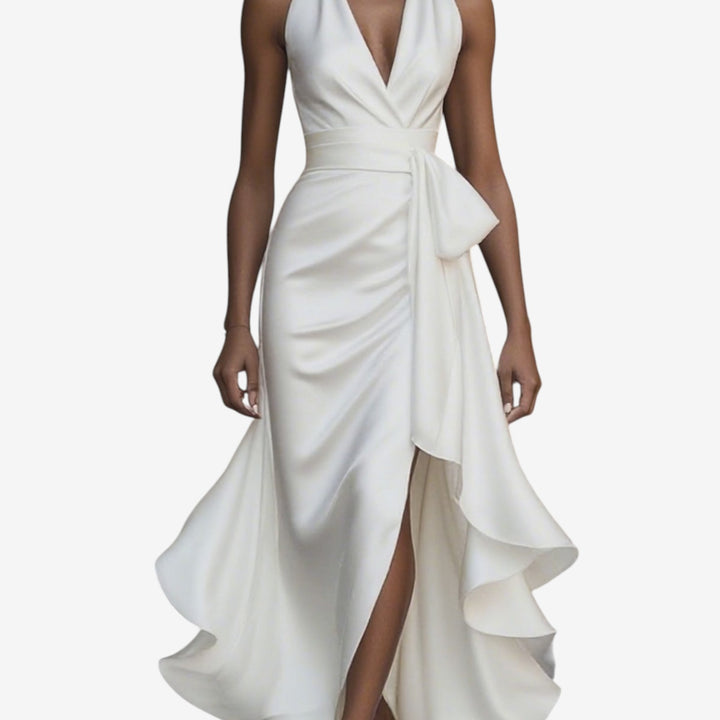 Claudia™ Vestido Noche Volantes