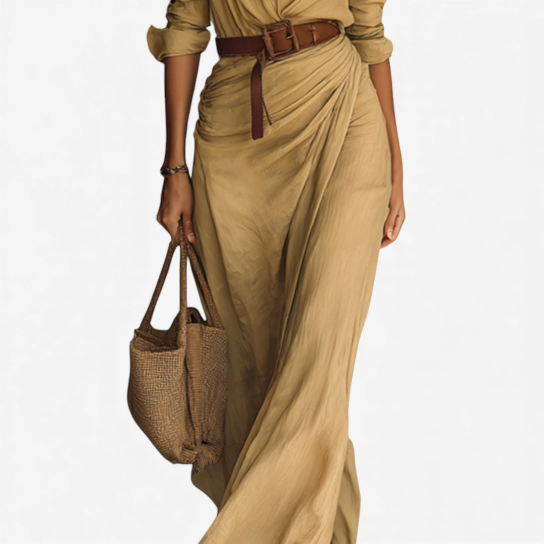 Ana™ Vestido Maxi Cruzado