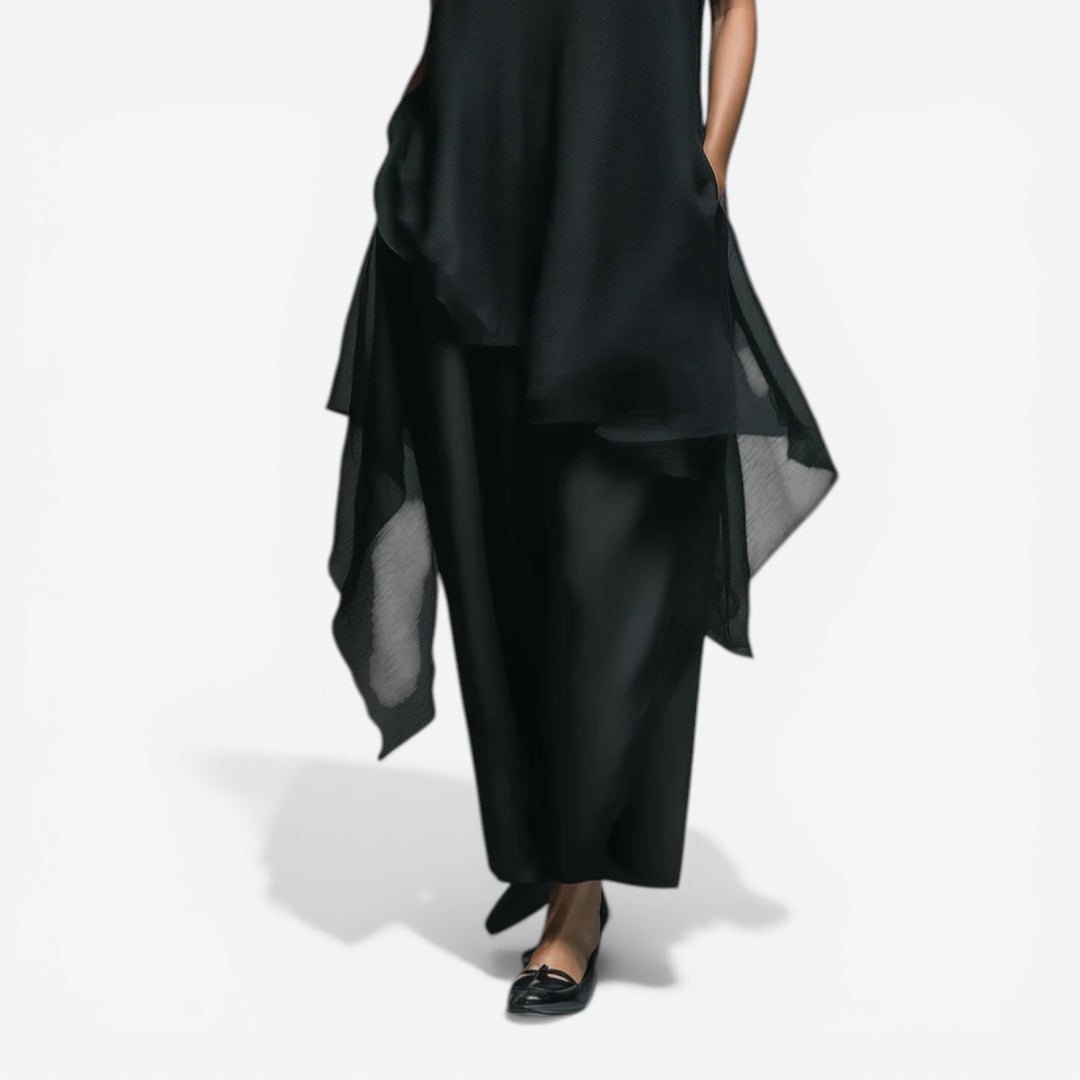 Bibiana™ Vestido Maxi con Capas
