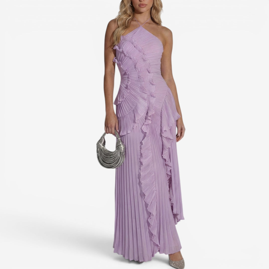 Ceria™ Vestido Volantes Maxi