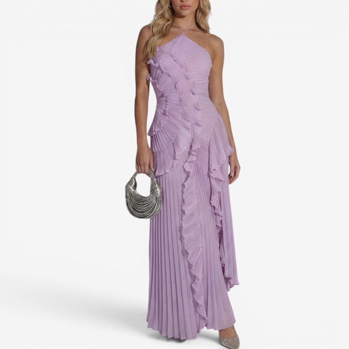 Ceria™ Vestido Volantes Maxi