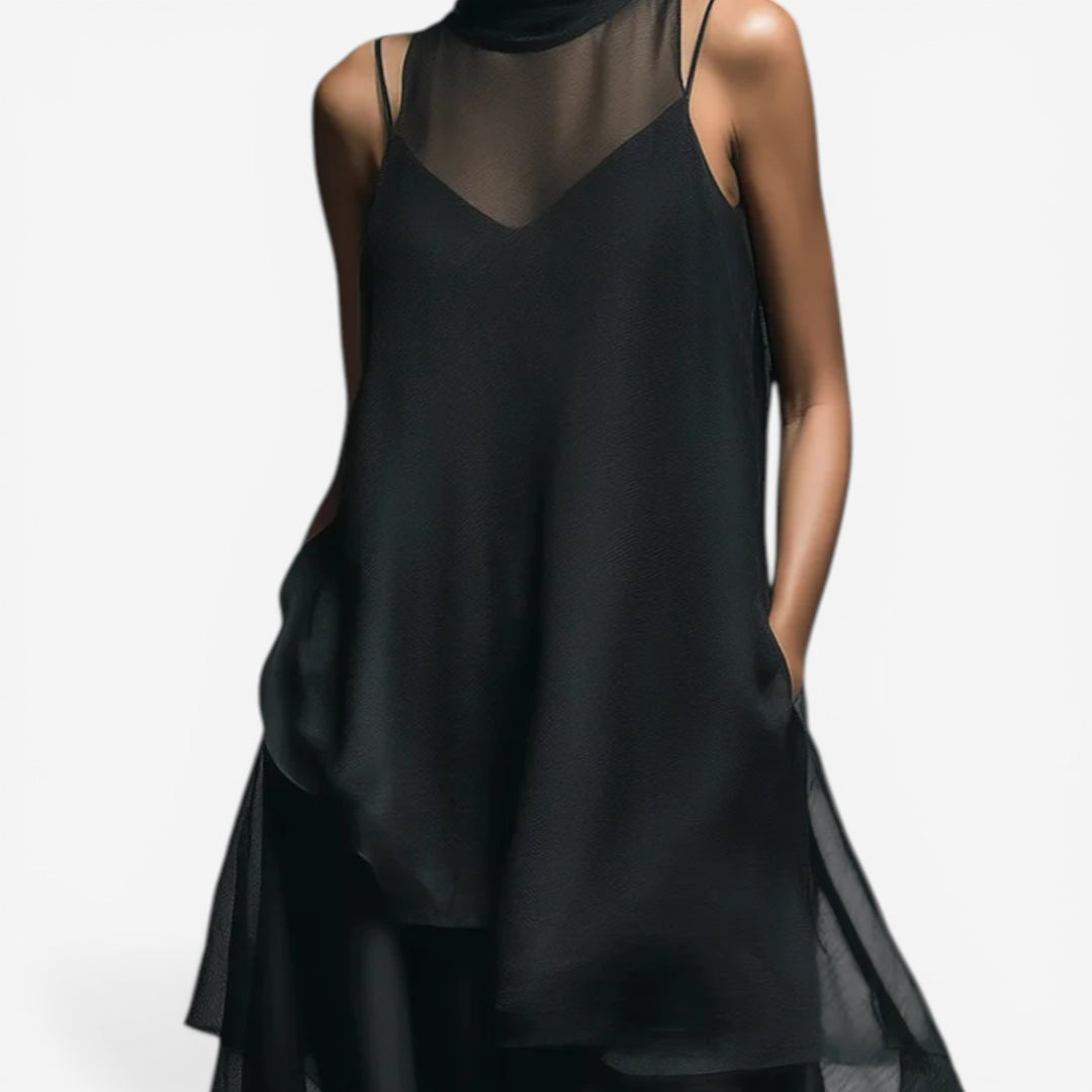 Bibiana™ Vestido Maxi con Capas