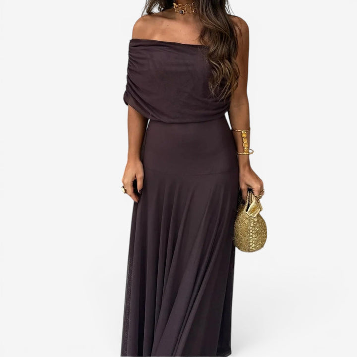 Gezane™ Vestido Maxi Drapeado