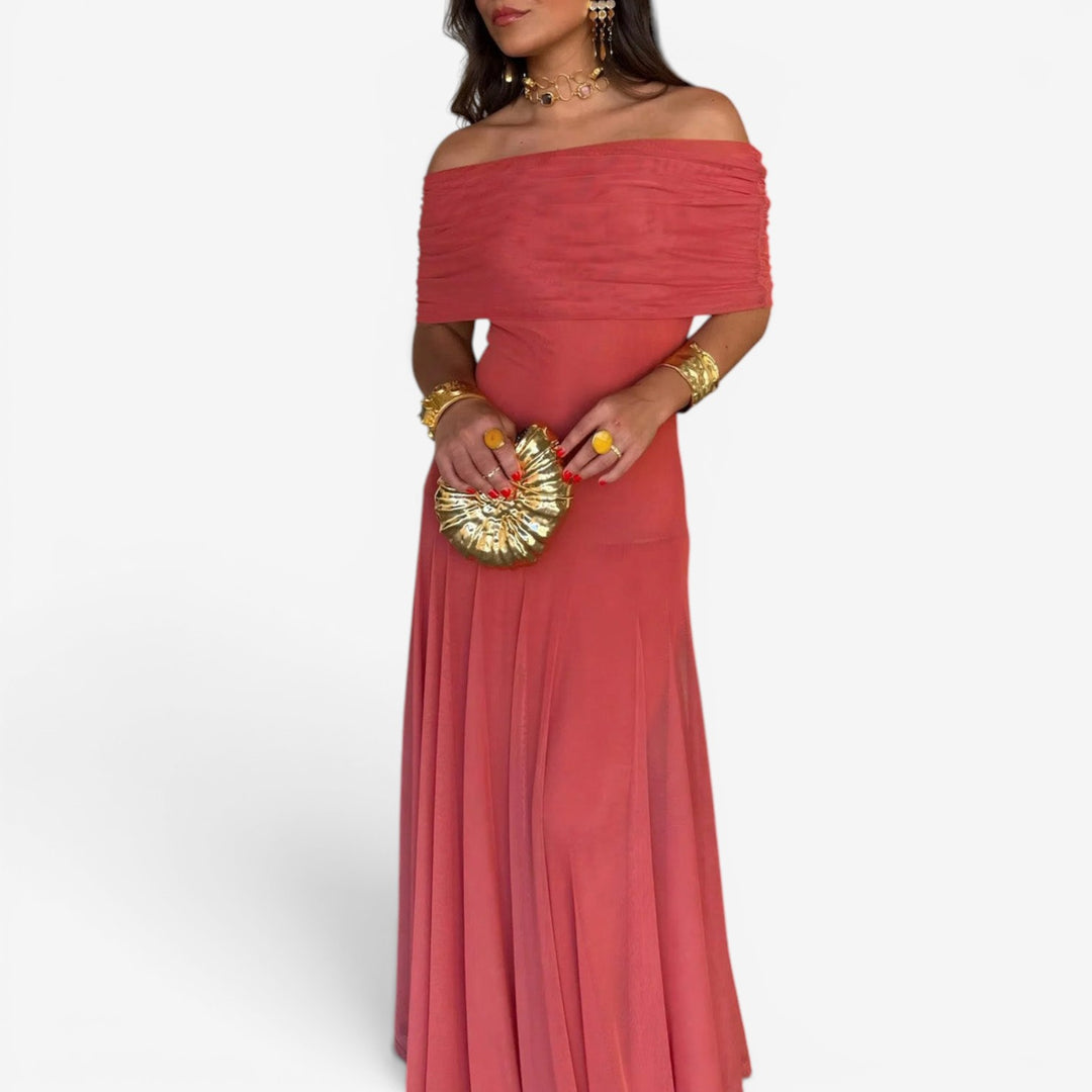 Gezane™ Vestido Maxi Drapeado