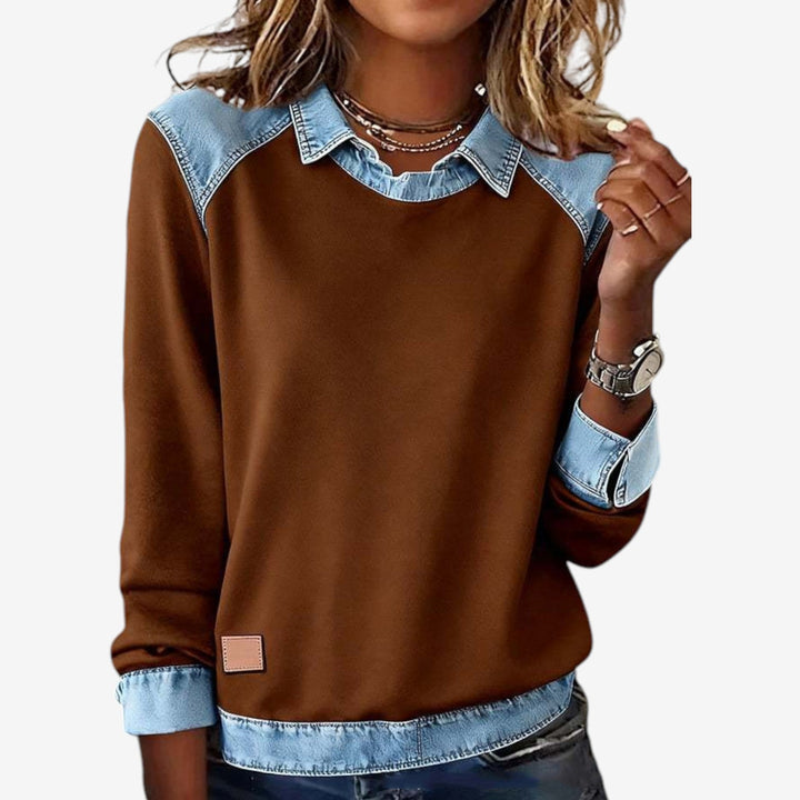 Bianca™ Jersey de Cuello Vaquero