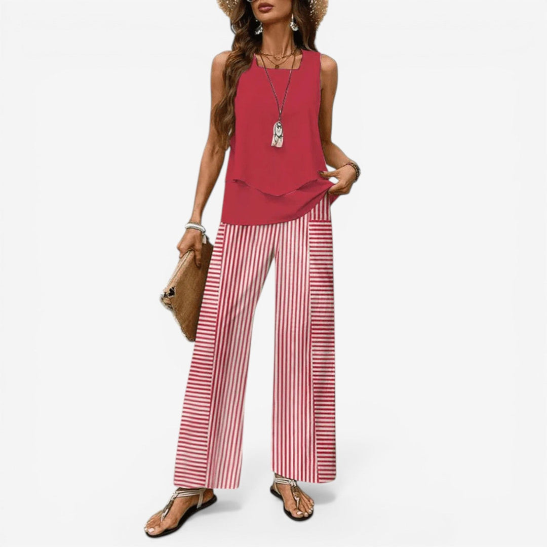 Odalis™ Conjunto Estampado