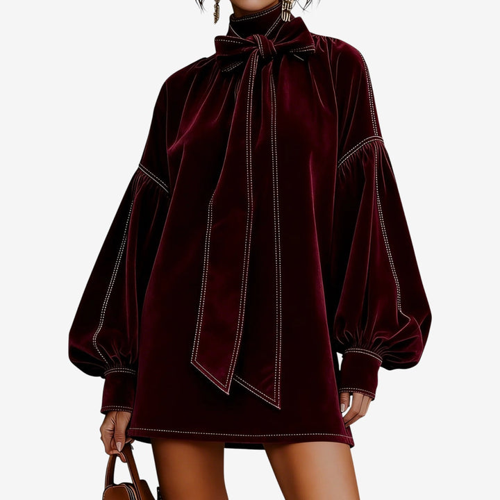 Hawa™ Vestido Mini Lazo